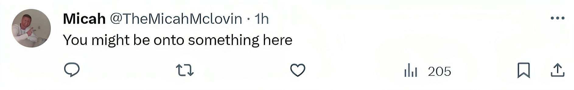Comments on the tweet